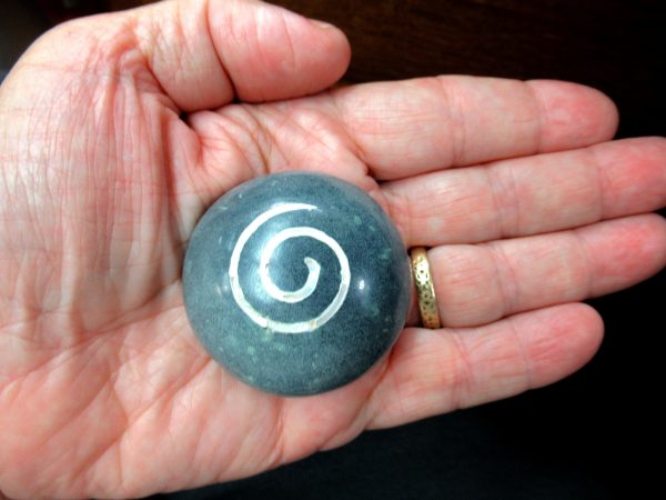 Genuine Metaphysical Spiral Stone for Sale from India #b