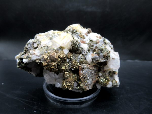 Genuine Pyrite on Quartz Mineral for Sale from Morocco #11