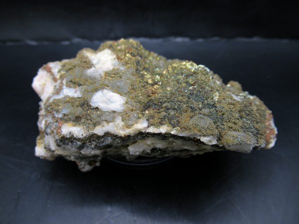 Genuine Pyrite on Quartz Mineral for Sale from Morocco #13b