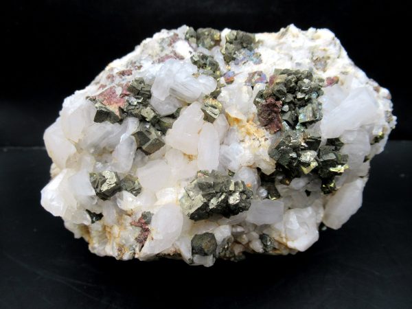 Genuine Pyrite on Quartz Mineral for Sale from Morocco #15