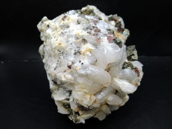 Genuine Pyrite on Quartz Mineral for Sale from Morocco #15c