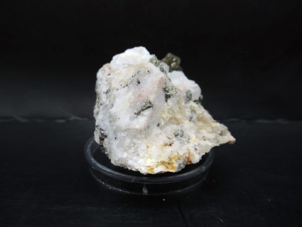 Genuine Pyrite on Quartz Mineral for Sale from Morocco #4b