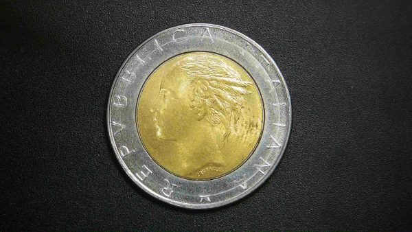 Genuine Authentic Foreign Coin Obverse From Italy For Sale #13 Italy 500 Lira 25.9mm MORE Coins for Sale13