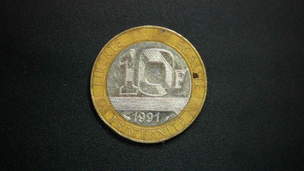 Genuine Authentic Foreign Coin Reverse From France For Sale #17a