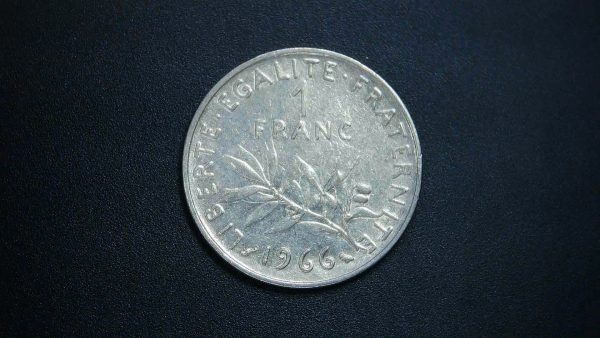 Genuine Authentic Foreign Coin Reverse From France For Sale #39a