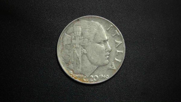 Genuine Authentic Foreign Coin Obverse From Italy For Sale #9a