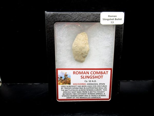 Genuine Roman Slingshot Bullet Riker For Sale #13