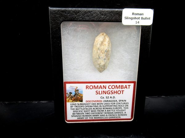 Genuine Roman Slingshot Bullet Riker For Sale #14