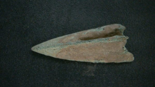 Genuine Roman Arrowhead In Riker For Sale #25b