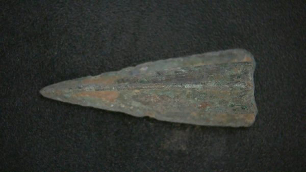 Genuine Roman Arrowhead In Riker For Sale #26b