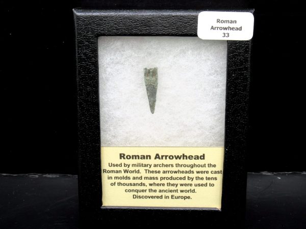 Genuine Roman Arrowhead In Riker For Sale #33