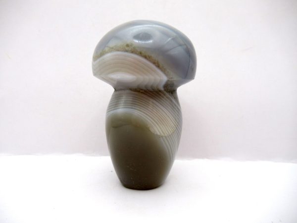 Genuine Gray Agate Polished Mushroom For Sale #2