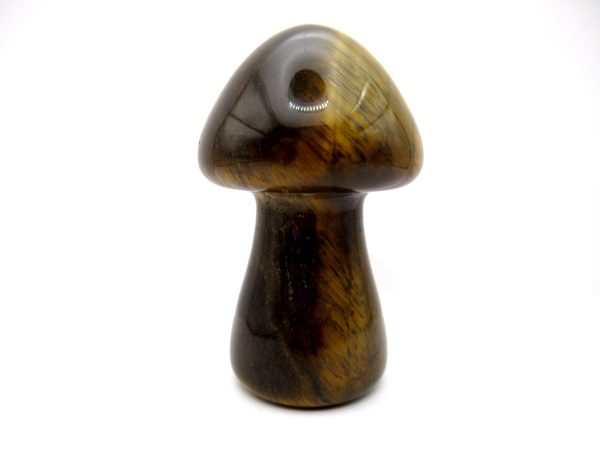 Genuine Tiger Eye Polished Mushroom For Sale #4a