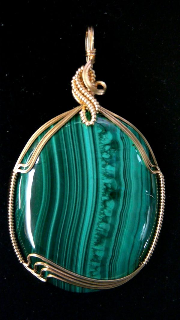 Mineral Pendant For Sale – Malachite #1