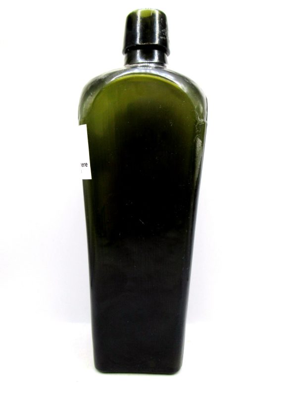 Genuine Slave Trade Era Black Glass Gin Bottle for Sale #5c