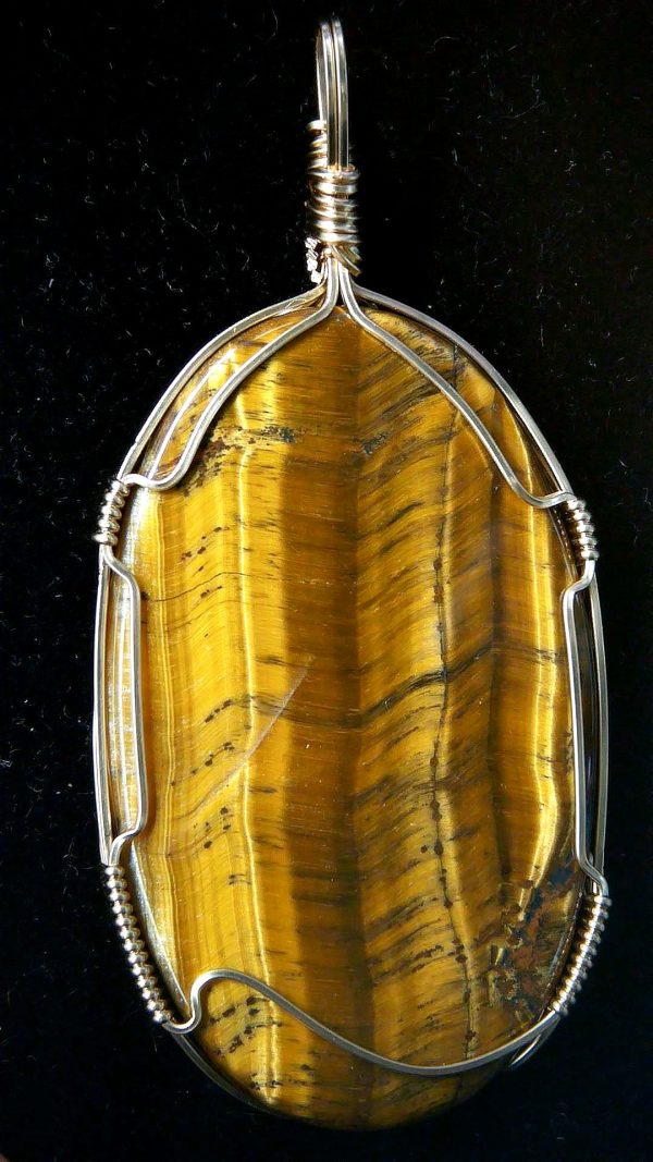 Mineral Pendant For Sale – Tigers Eye #1a