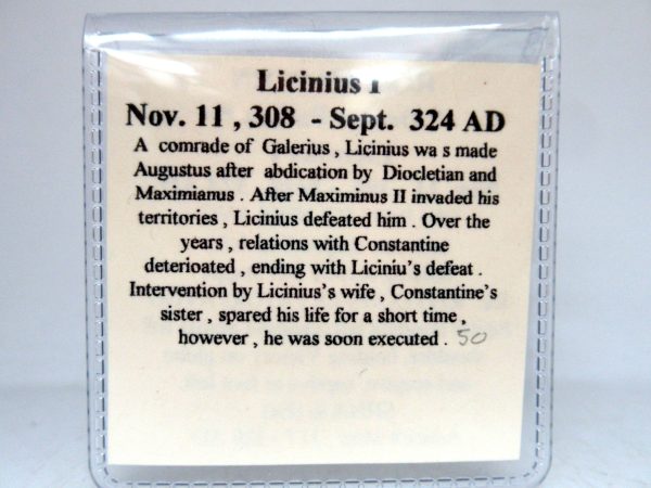 Licinius I – Roman Coin #33 - Image 3