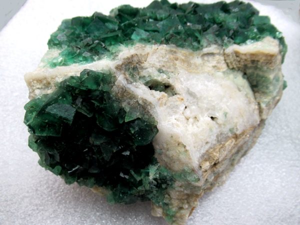Genuine Fluorescent Fluorite Cube Specimen Mineral For Sale from Madagascar #2c