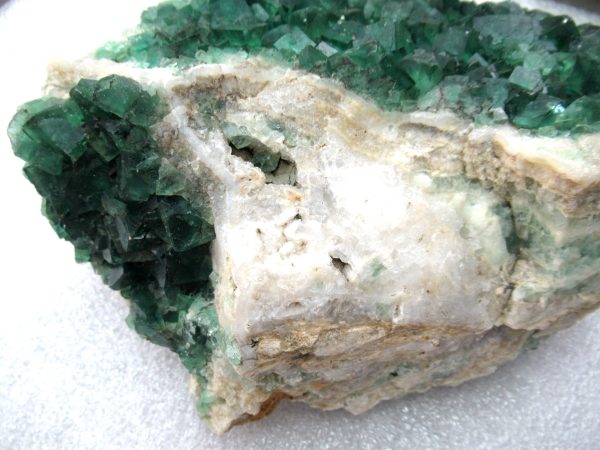 Genuine Fluorescent Fluorite Cube Specimen Mineral For Sale from Madagascar #2e