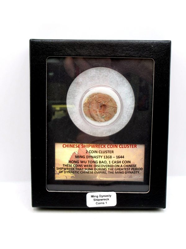 Ming Dynasty Chinese Shipwreck Coin Cluster 1