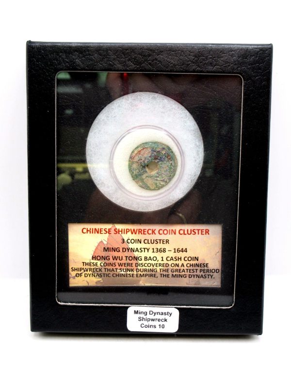 Ming Dynasty Chinese Shipwreck Coin Cluster 10