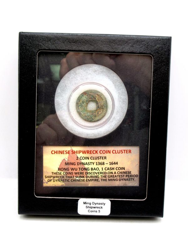 Ming Dynasty Chinese Shipwreck Coin Cluster 5