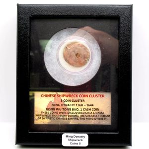Ming Dynasty Chinese Shipwreck Coin Cluster 8
