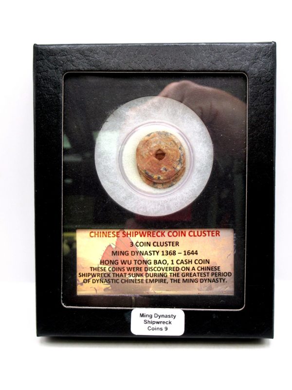 Ming Dynasty Chinese Shipwreck Coin Cluster 9