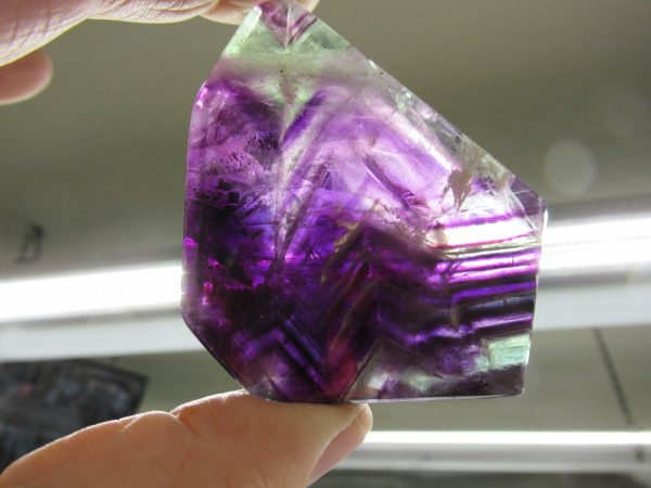 Genuine Polished Rainbow Fluorite Slab For Sale from South Africa #2b