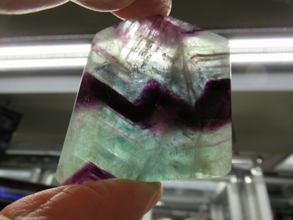 Rainbow Fluorite Slab Polished Both Sides 2.12" 6