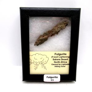Fulgurite "Fossil Lightening" from Sahara Desert N. Africa #11 - 2.44"