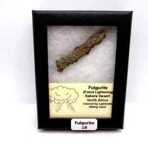 Fulgurite "Fossil Lightening" from Sahara Desert N. Africa #18 - 2.23"