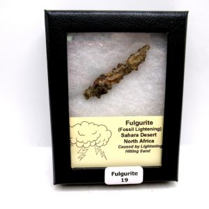 Fulgurite "Fossil Lightening" from Sahara Desert N. Africa #19 - 2.08"