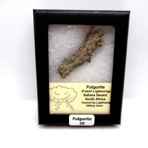 Fulgurite "Fossil Lightening" from Sahara Desert N. Africa #20 - 2.30"