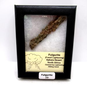 Fulgurite "Fossil Lightening" from Sahara Desert N. Africa #23 - 2.81"
