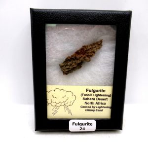 Fulgurite "Fossil Lightening" from Sahara Desert N. Africa #24 - 1.92"