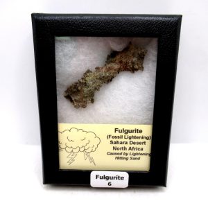 Fulgurite "Fossil Lightening" from Sahara Desert N. Africa #6 - 2.40"