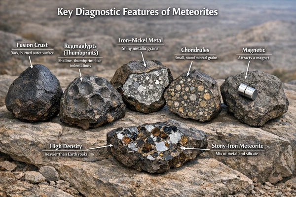 Diagnostic Features of Meteorites | Fossils for Sale Buy Meteorites - Meteorites for Sale