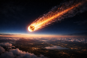 Meteorite Entering the Atmosphere | Fossils for Sale Buy Meteorites