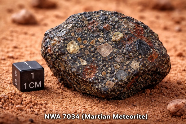NWA 7034 Martian Meteorite | Fossils for Sale Buy Meteorites - Meteorites for sale