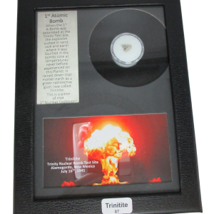 New Mexico Trinity Nuclear Bomb Test - Trinitite 87 | Fossils for Sale