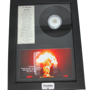 New Mexico Trinity Nuclear Bomb Test - Trinitite 89 | Fossils for Sale