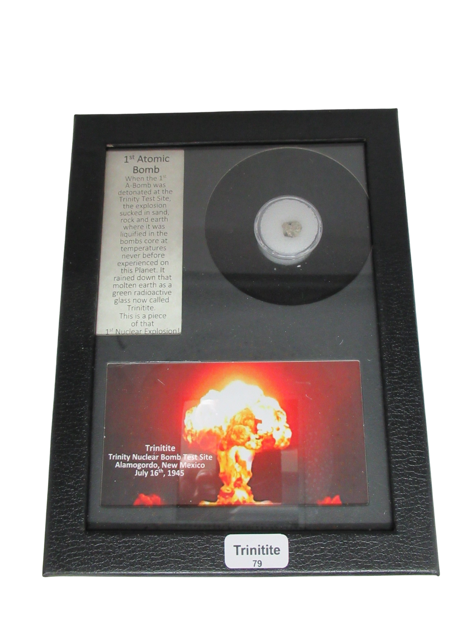 New Mexico Trinity Nuclear Bomb Trinitite 79 | Fossils for Sale