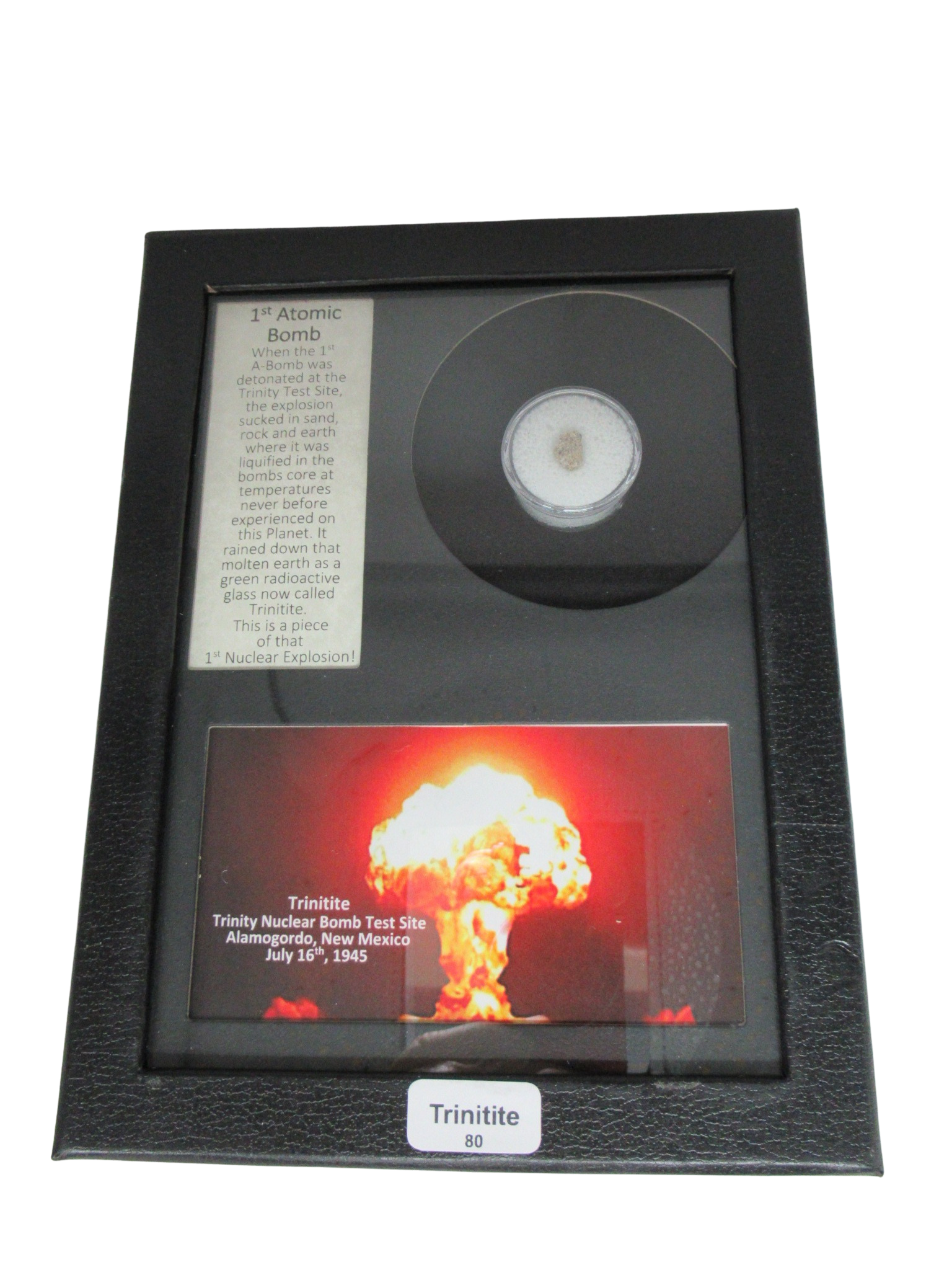 New Mexico Trinity Nuclear Bomb Trinitite 80 | Fossils for Sale