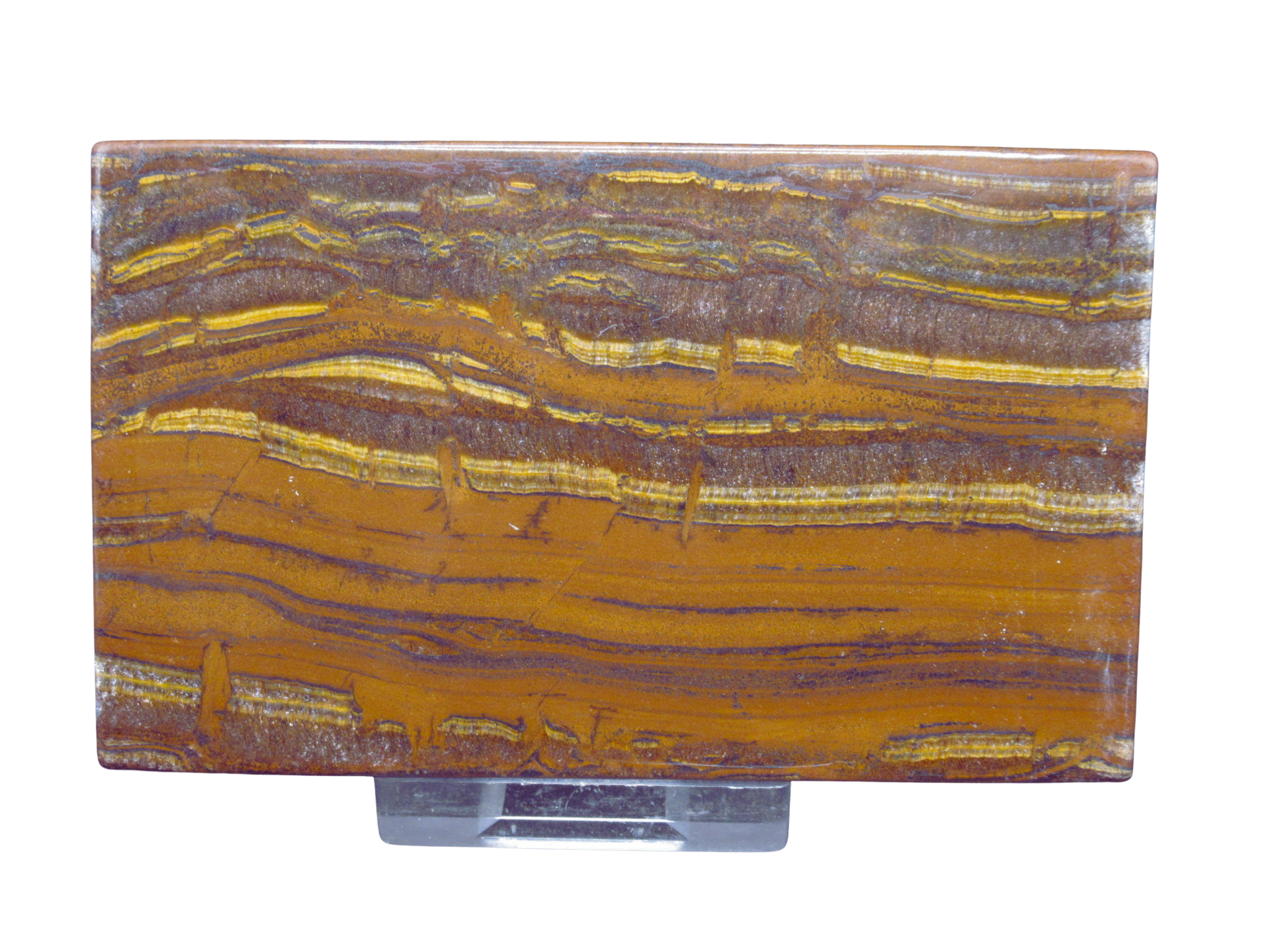 Packsaddle Tigers Eye Polished Slab from Western Australia 13 | Fossils for Sale