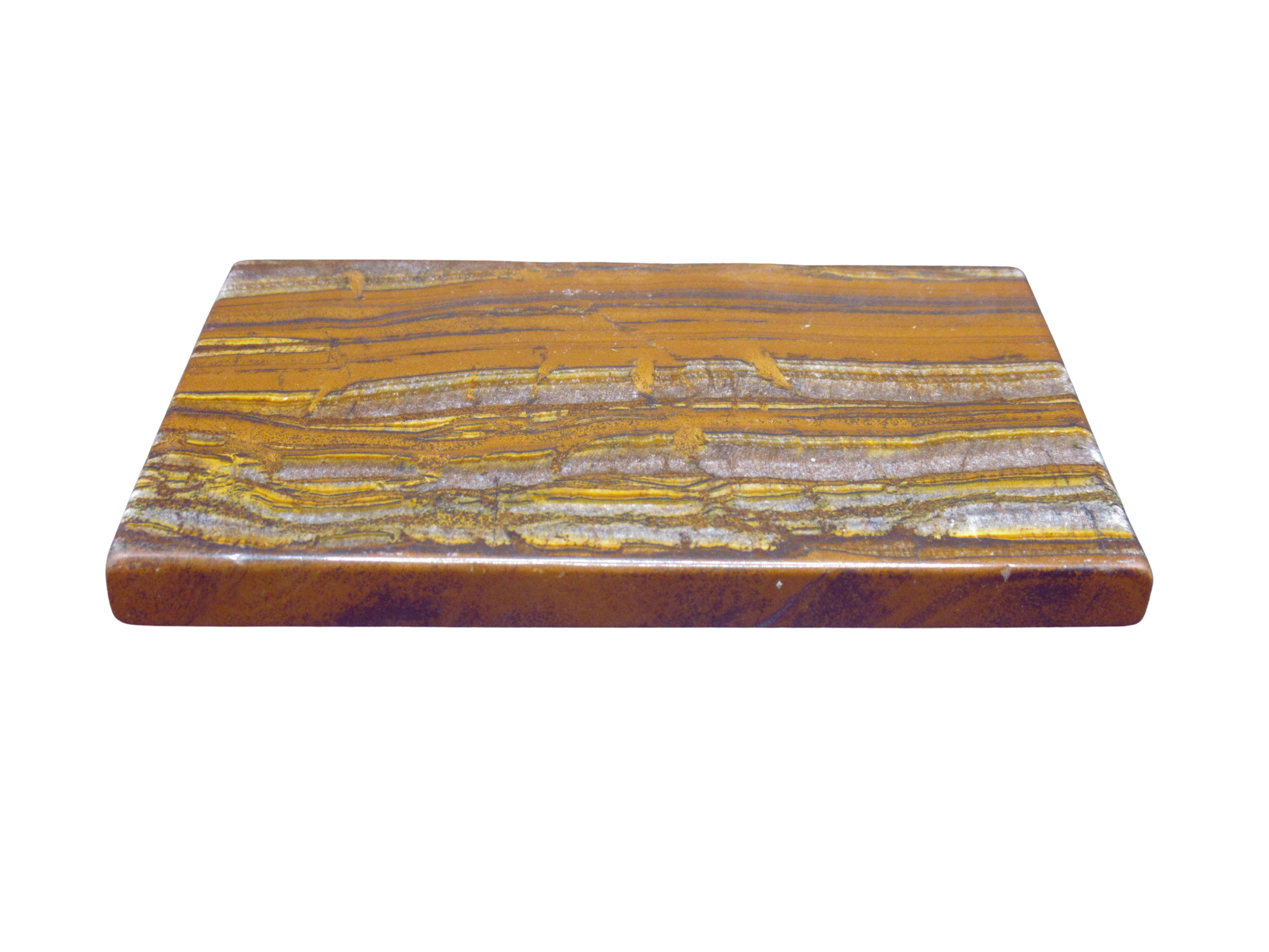 Packsaddle Tigers Eye Polished Slab from Western Australia 13b | Fossils for Sale