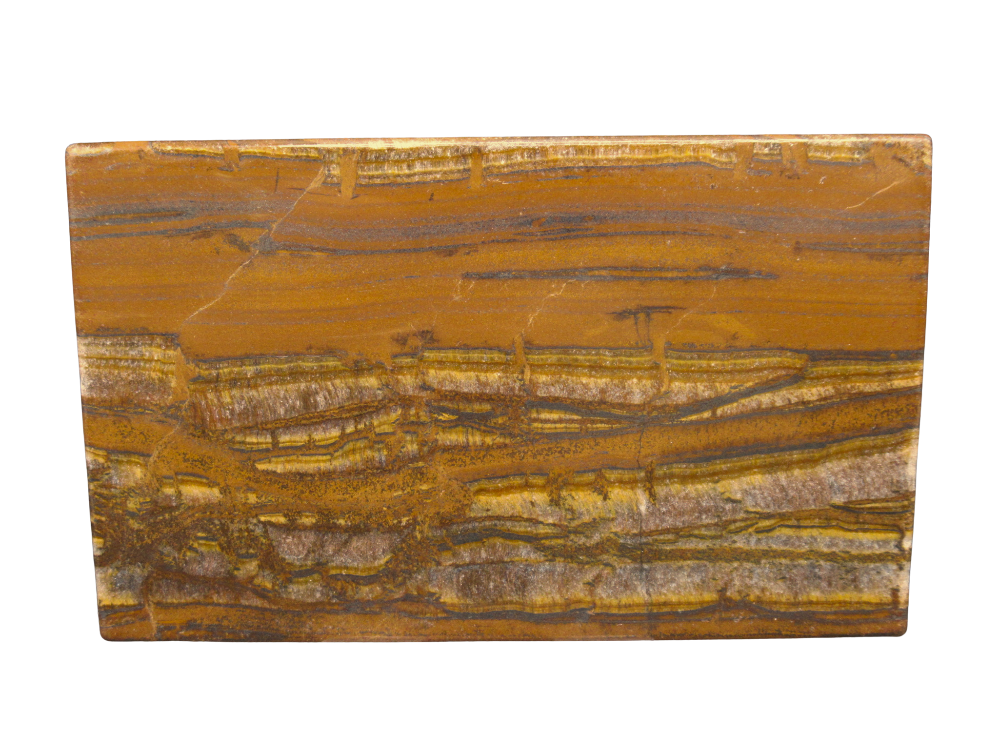 Packsaddle Tigers Eye Polished Slab from Western Australia 2a | Fossils for Sale