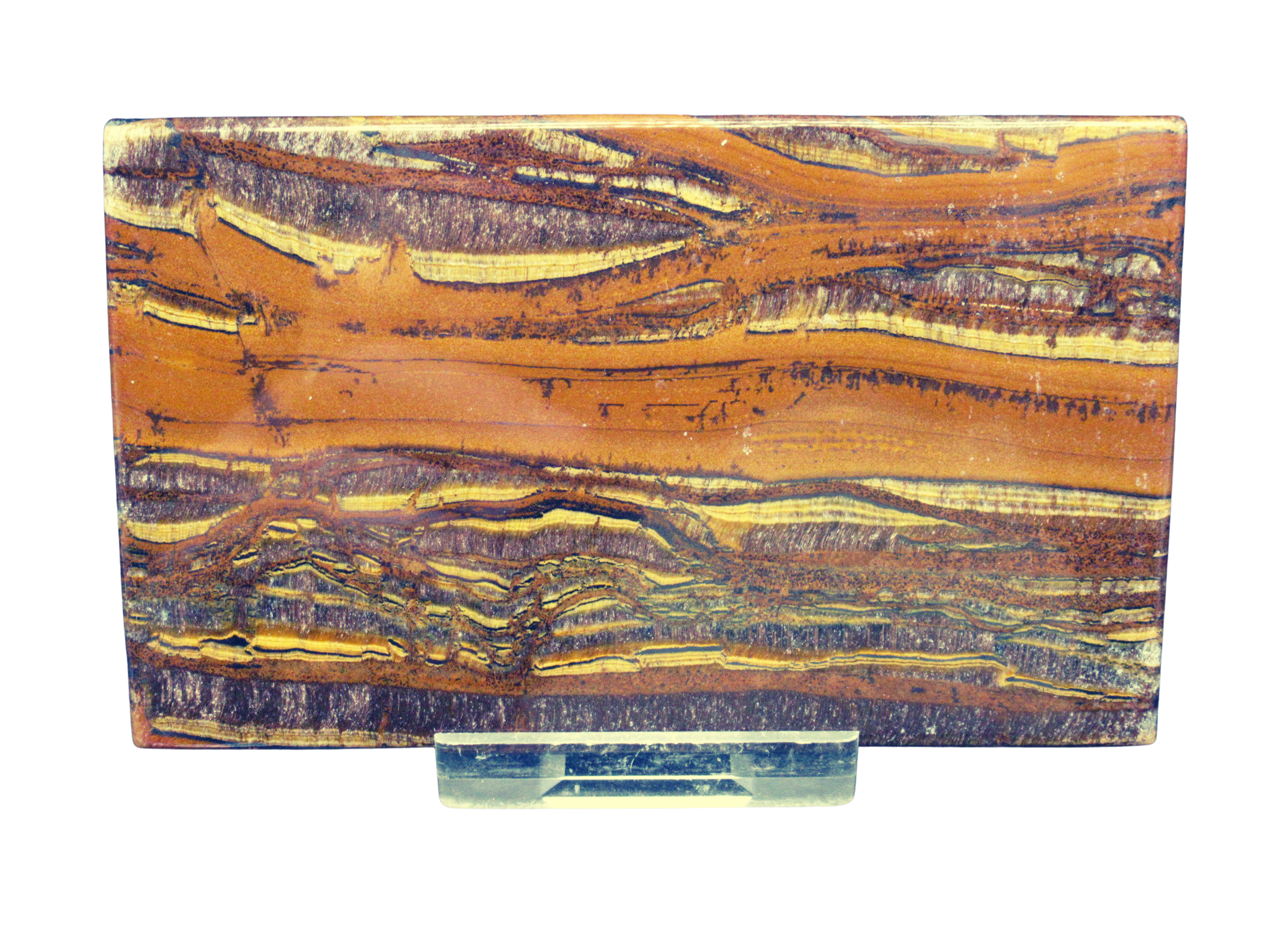 Packsaddle Tigers Eye Polished Slab from Western Australia 4a | Fossils for Sale