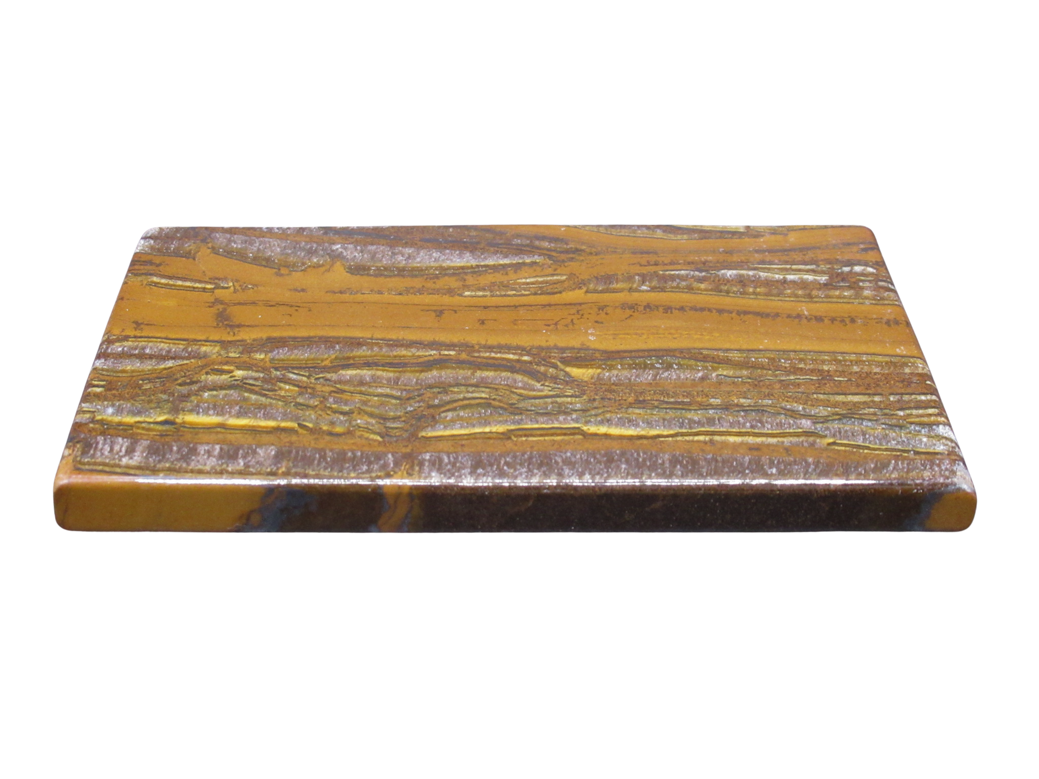 Packsaddle Tigers Eye Polished Slab from Western Australia 4b | Fossils for Sale