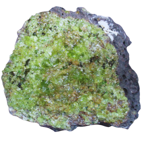 Peridot with Chrome Diopside and Spinel from Arizona #4